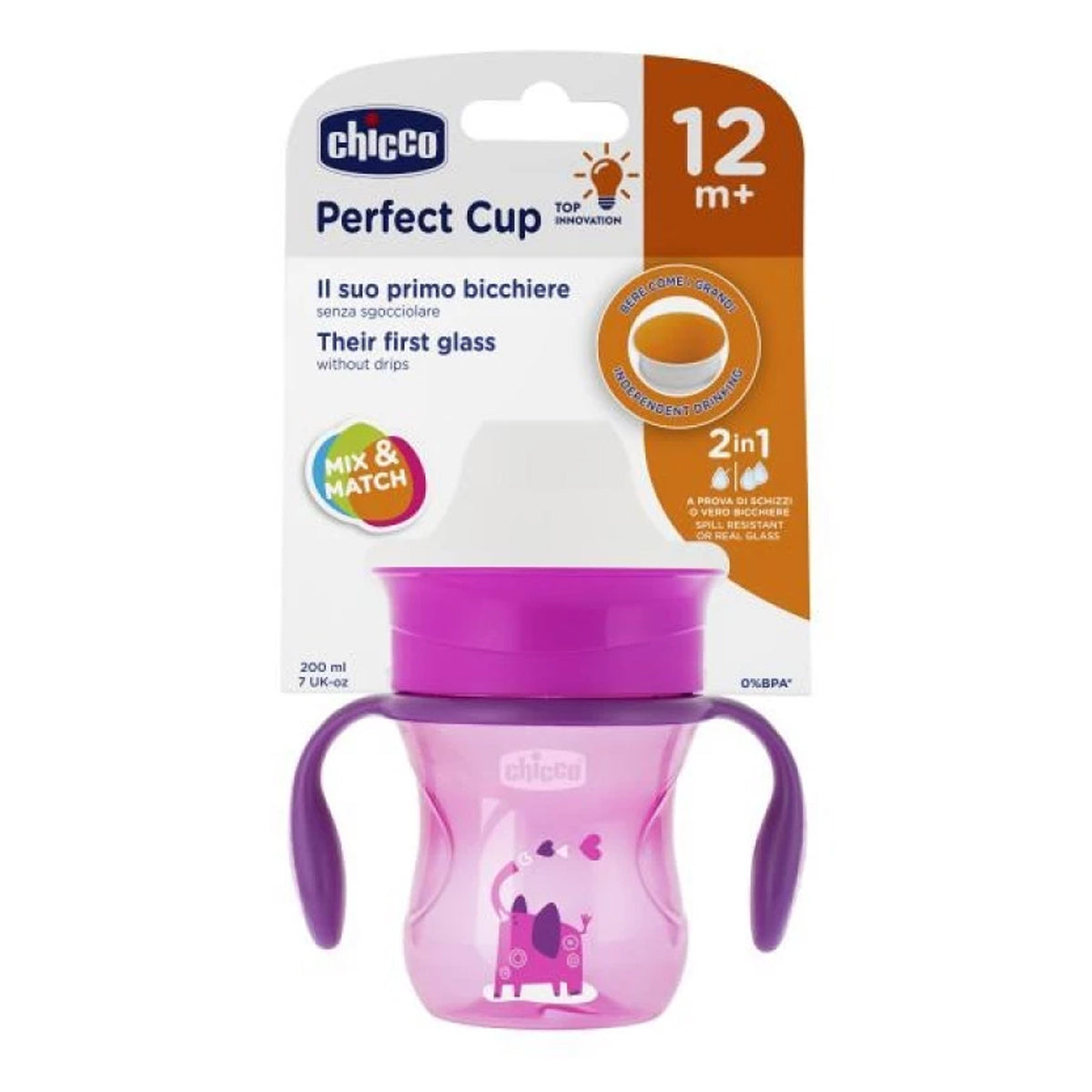 Chicco 360 Perfect Cup 12m+ Girl Pack2